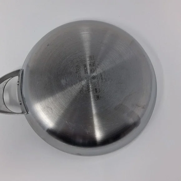 Calphalon 1390 10" Stainless Steel Frying Pan Skillet Induction Safe Silver - Picture 9 of 9